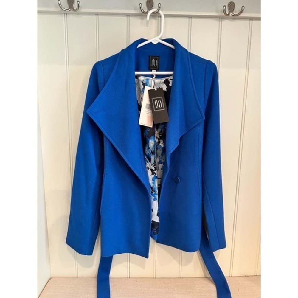 The Limited, LTD The Limited Luxe‎ Collection Blue Coat, Size XS Tall - NWT - Picture 4 of 7